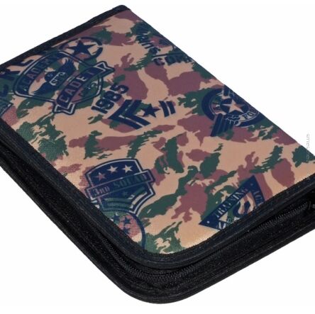 PIÓRNIK MILITARY Z JEDNĄ KOMORĄ, 2 KLAPKI W ŚRODKU