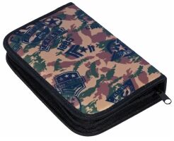 PIÓRNIK MILITARY Z JEDNĄ KOMORĄ, 2 KLAPKI W ŚRODKU