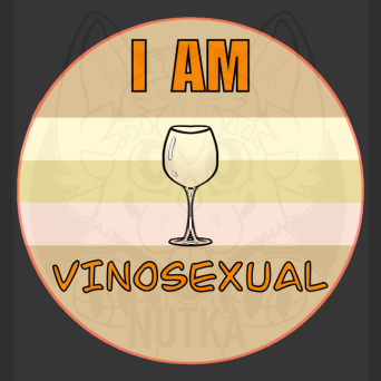 PRZYPINKA VINOSEXUAL WHITE