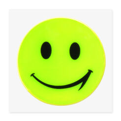 NAKLEJKA ODBLASKOWA ŻÓŁTA 5CM ŚREDNICY