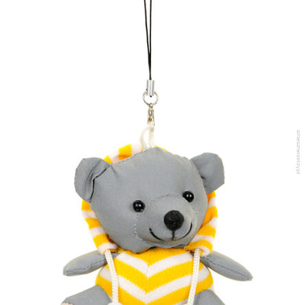 ODBLASK MIŚ MASKOTKA YELLOW